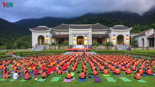 3.000 người đồng diễn yoga bên vịnh Hạ Long - ảnh 11