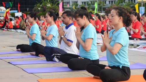 3.000 người đồng diễn yoga bên vịnh Hạ Long - ảnh 3