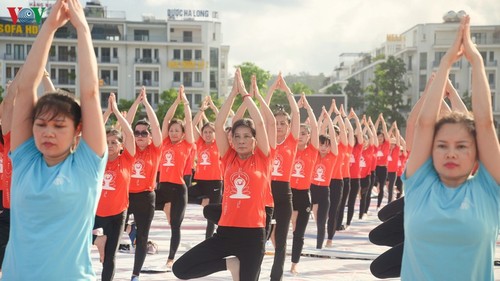 3.000 người đồng diễn yoga bên vịnh Hạ Long - ảnh 8