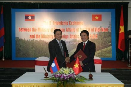 Vietnam y Laos afianzan cooperación diplomática - ảnh 1