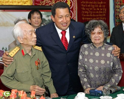 General Giap: la muerte de Chávez es gran pérdida para la Revolución  - ảnh 1