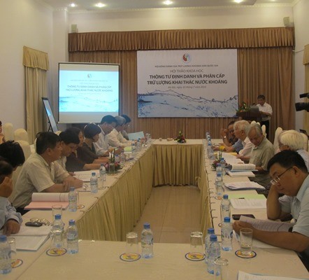 Seminario sobre la reserva de agua mineral en Vietnam - ảnh 1