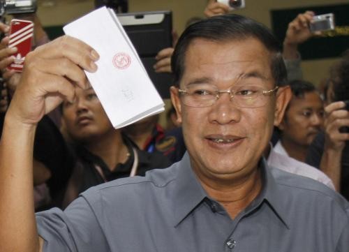 Gana el gobernante Partido Popular de Cambodia elecciones parlamentarias - ảnh 1