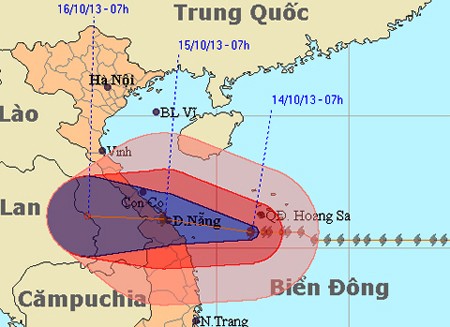 Localidades centrales de Vietnam en combate con huracán Nari - ảnh 1