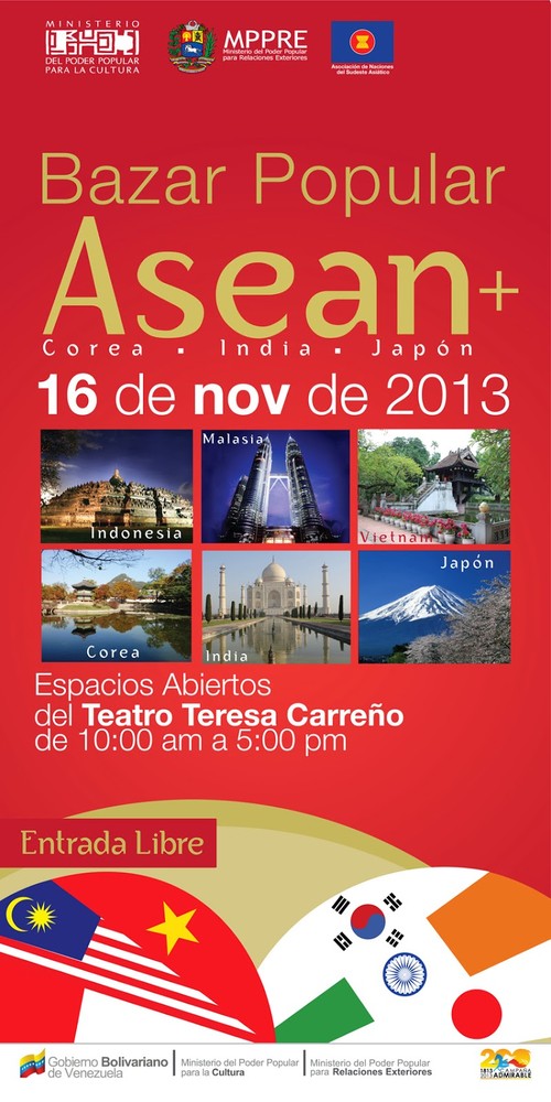 Países de ASEAN+3 presentarán sus culturas en Bazar navideño en Caracas  - ảnh 1