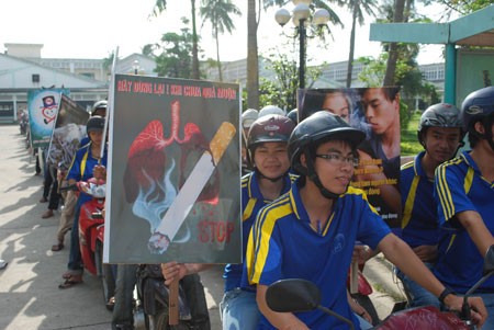Vietnam impulsa campaña contra  el tabaquismo  - ảnh 1