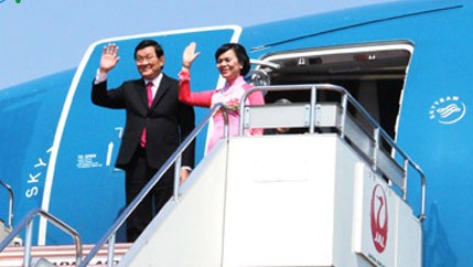 Inicia el presidente vietnamita su primera visita estatal a Japón - ảnh 1