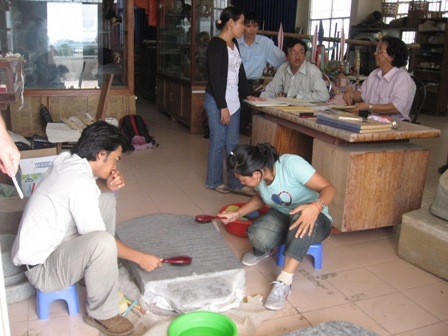 Quang Van Son, joven entregado a arqueología de minoría étnica Cham - ảnh 1