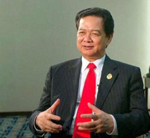 Premier Nguyen Tan Dung: Dicidido Vietnam a defender sus intereses legítimos  - ảnh 1