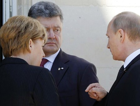 Putin se reúne por primera vez con el presidente electo ucraniano  - ảnh 1