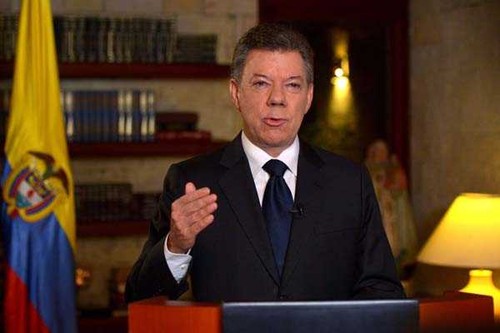 Juan Manuel Santos, reelecto presidente colombiano - ảnh 1