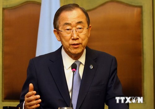 Secretario general de la ONU exhorta al cese el fuego entre Israel y Palestina - ảnh 1