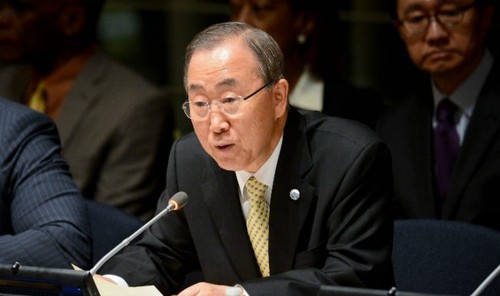 No hay solución militar para Ucrania, advierte Ban Ki Moon - ảnh 1