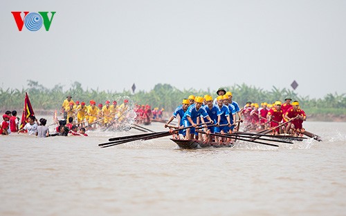 Competencia de embarcaciones de remo en  Nam Dinh  - ảnh 4