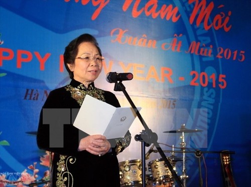 Se reúnen dirigentes vietnamitas con diplomáticos internacionales en Hanoi - ảnh 1