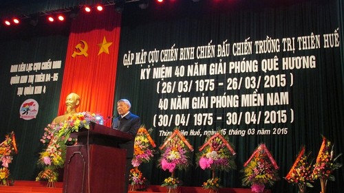 Celebran aniversario 40 de la Liberación de Tri Thien – Hue  - ảnh 1
