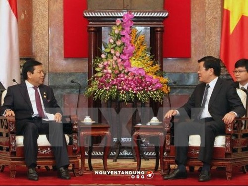 Recibe presidente vietnamita a mandatarios de Indonesia, Hungría y Kazajistán - ảnh 1
