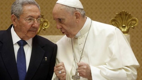 Se reúne presidente cubano con el Papa Francisco - ảnh 1