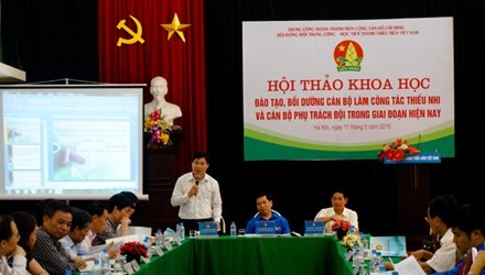 Celebran fundación de Unión de Pioneros Ho Chi Minh  - ảnh 1