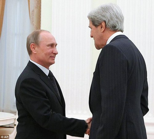 Recibe presidente ruso a secretario de Estado norteamericano  - ảnh 1