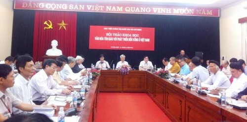 Por el desarrollo sostenible de la cultura religiosa en Vietnam - ảnh 1