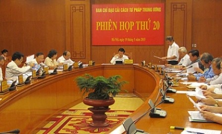 Presidente vietnamita conduce sesión de reforma judicial  - ảnh 1