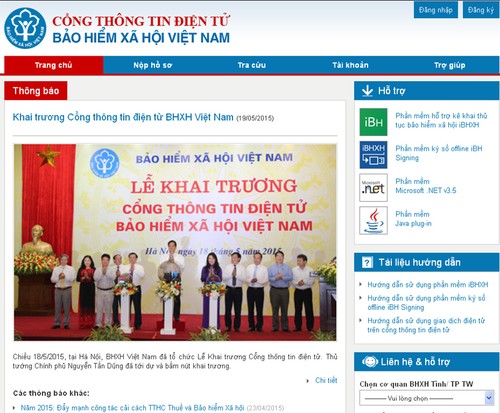 Presenta Vietnam portal electrónico del Seguro Social - ảnh 1