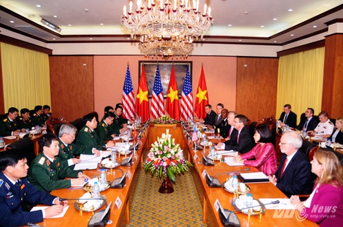 Fomentan Vietnam y Estados Unidos cooperación militar - ảnh 1