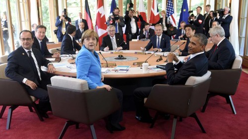 Primera jornada de trabajo de la Cumbre del G7 - ảnh 1