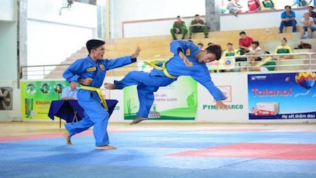 Celebran cuarto campeonato mundial del arte marcial Vovinam  - ảnh 1