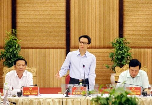 Vice primer ministro revisa situación socioeconómica en provincia de Quang Ninh  - ảnh 1