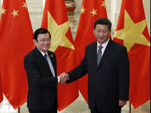 Presidentes de Vietnam y China ratifican su voluntad de fortalecer relaciones bilaterales - ảnh 1