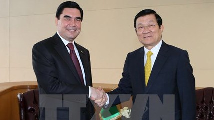 Presidente vietnamita se reúnen con líderes mundiales - ảnh 1