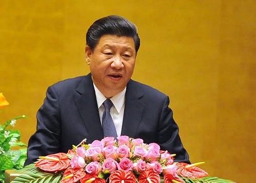 Xi Jinping habla en el Parlamento vietnamita tras reunirse con su presidente - ảnh 2