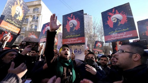 Protestan en Irán contra ejecución de clérigo islámista - ảnh 1