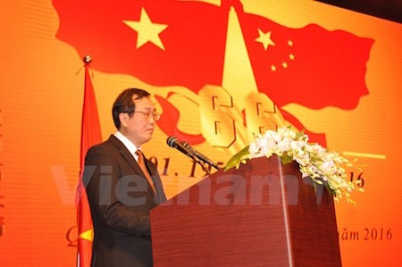Conmemoran 66 aniversario de relaciones diplomáticas Vietnam – China - ảnh 1