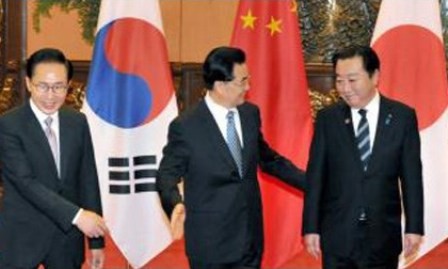 Sin avances en negociaciones sobre un Tratado de Libre Comercio Japón-China-Corea del Sur - ảnh 1