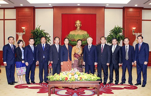 Destaca líder partidista vietnamita relaciones de solidaridad fraternal con Laos - ảnh 1