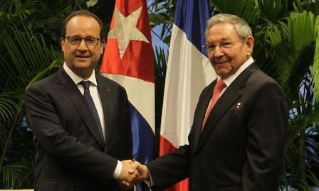 Visita presidente cubano Francia - ảnh 1