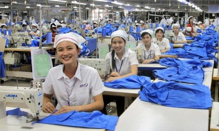 Confección textil de Vietnam se beneficiará del TPP - ảnh 1