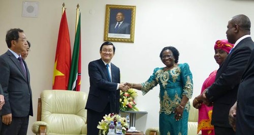 Concluye presidente vietnamita su visita a Mozambique - ảnh 1
