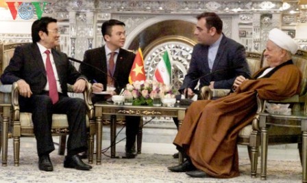 Presidente vietnamita sostuvo encuentro con dirigentes iraníes  - ảnh 1