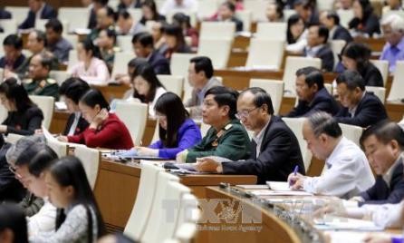 Altos dirigentes vietnamitas presentan informes sobre sus trabajos ante Asamblea Nacional - ảnh 1