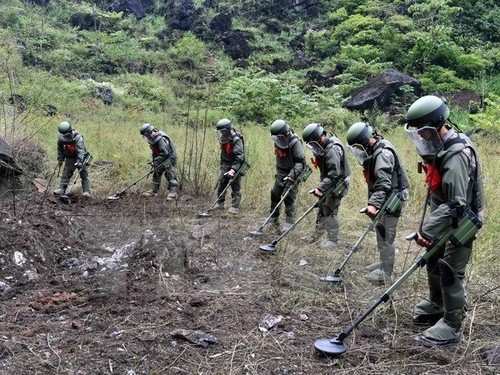 Esfuerzos colosales de Vietnam para descontaminar tierras con bombas y minas  - ảnh 1