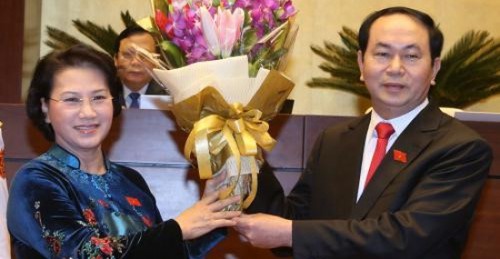 Altos dirigentes mundiales felicitan a nuevos líderes de Vietnam - ảnh 1