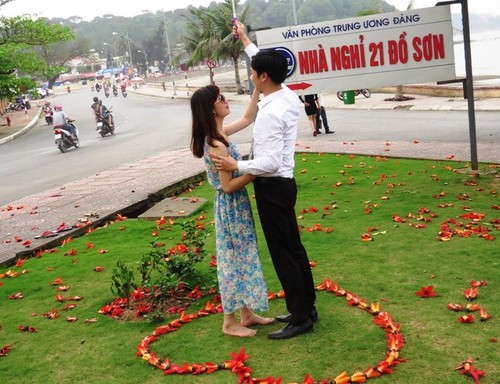 Algodonero rojo, princesa de las flores de ciudad portuaria de Hai Phong - ảnh 8