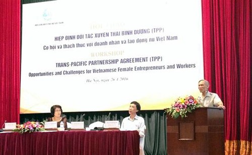 Tratado de Asociación Transpacífico, oportunidades y retos para población activa femenina de Vietnam - ảnh 1