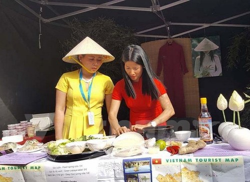 Comida vietnamita se destaca en la Jornada de Diversidad Cultural en Bélgica - ảnh 1