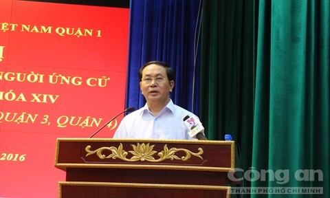 Prosiguen en Vietnam encuentros preelectorales entre candidatos y votantes  - ảnh 1