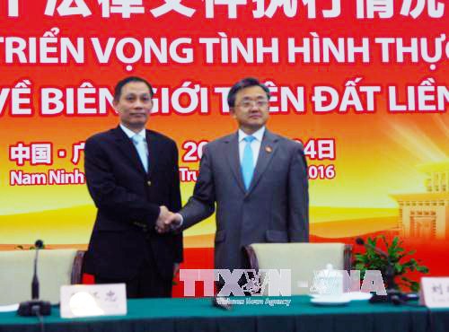 Vietnam y China buscan mejorar el despliegue de acuerdos de gestión fronteriza - ảnh 1